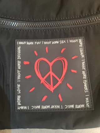 Mochila Desigual Negra Nylon