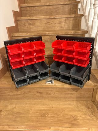 Organizador de herramientas con cubos