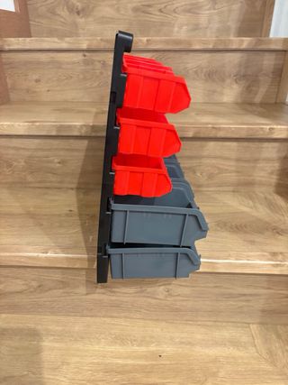 Organizador de herramientas con cubos