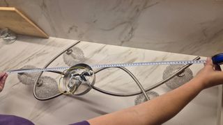 Pack 2 Lámparas Techo Cristal Metal