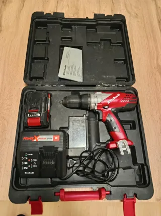 Taladro Percutor atornillador Einhell con bateria