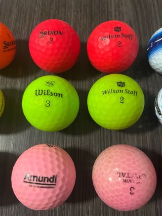 Bolas de Golf de Colores Variados