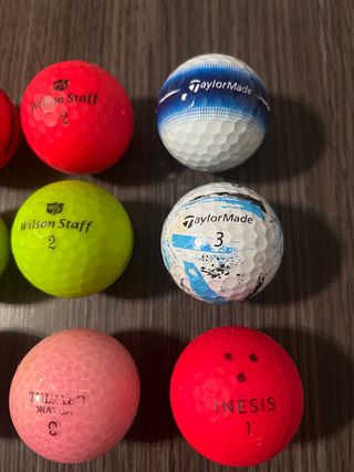 Bolas de Golf de Colores Variados