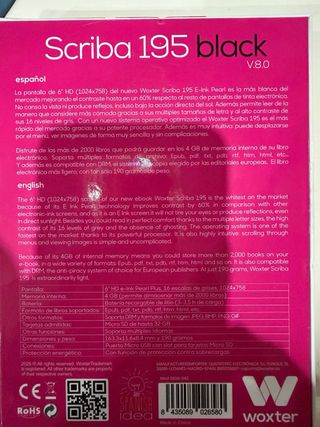 Ebook Woxter Scriba 195 black V.8.0