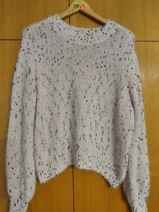 Jersey jaspeado suavecito multicolor