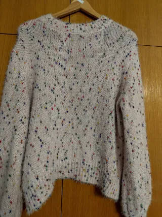 Jersey jaspeado suavecito multicolor