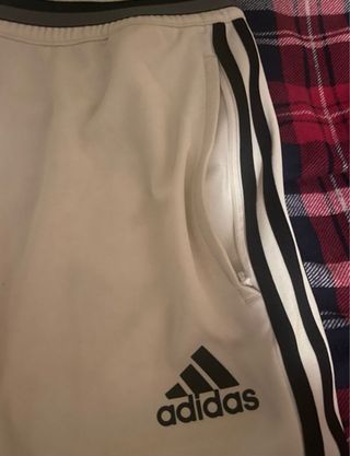 Pantalón chándal Adidas blanco