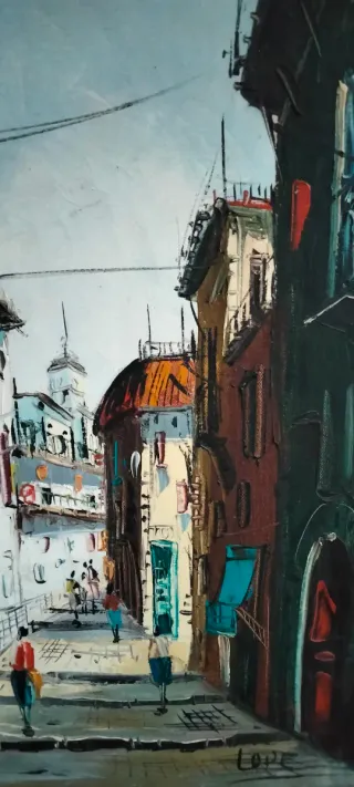 Quadro dipinto olio su tela firmato