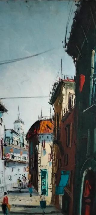 Quadro dipinto olio su tela firmato