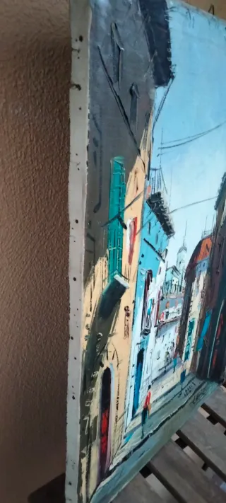 Quadro dipinto olio su tela firmato