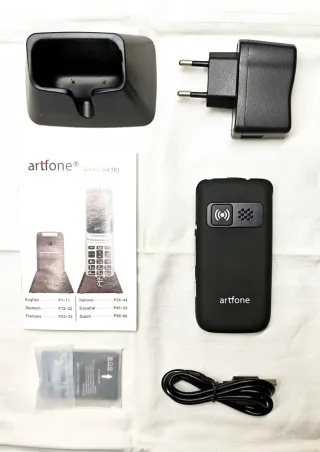 Artfone G3 - Telefono per anziani - Torcia & S.O.S