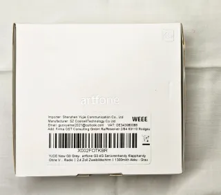 Artfone G3 - Telefono per anziani - Torcia & S.O.S