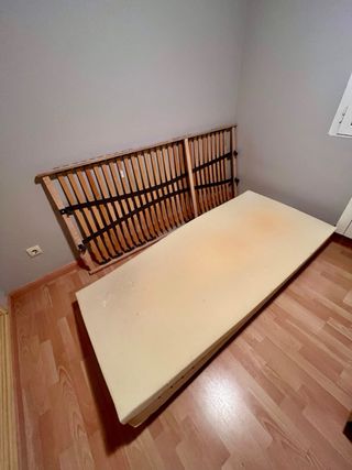 Cama individual MALM Ikea blanca