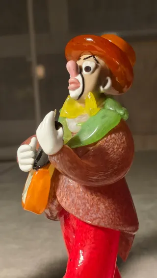 Arlequín de cristal antiguo