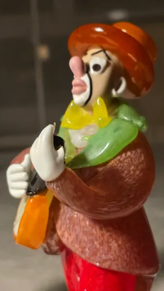 Arlequín de cristal antiguo