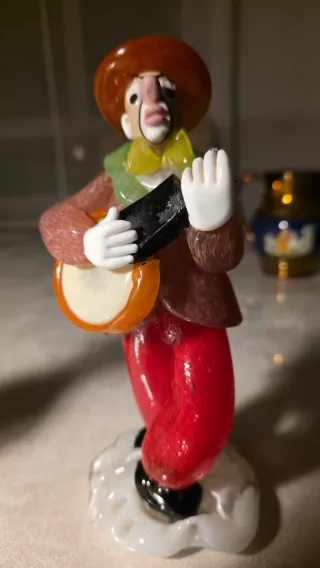 Arlequín de cristal antiguo