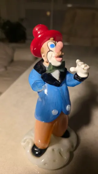 Arlequín de cristal antiguo