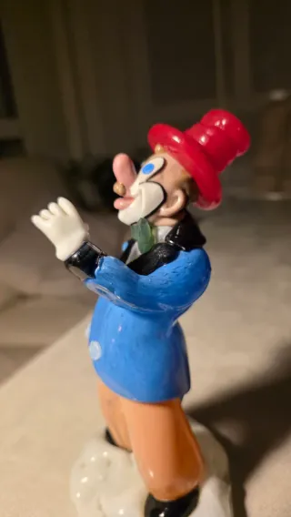 Arlequín de cristal antiguo