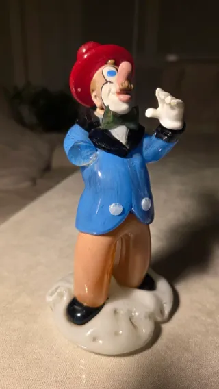 Arlequín de cristal antiguo