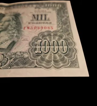 Billete 1000 pesetas 1957 El Banco de España