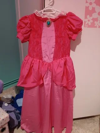 Disfraz Princesa Peach talla 140cm