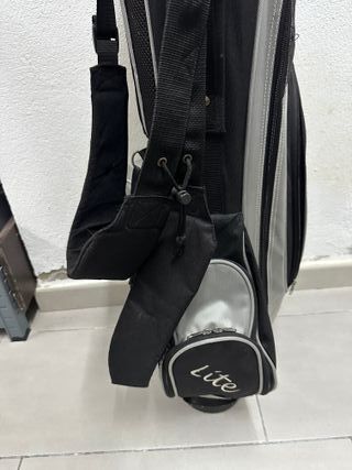 Bolsa de golf negra y gris