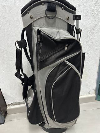 Bolsa de golf negra y gris
