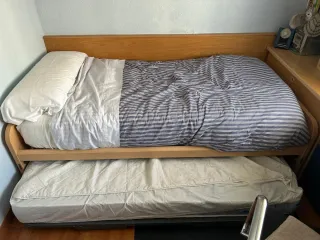 Cama nido madera haya natural