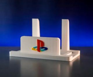 Expositor PlayStation 1 Logo Negro