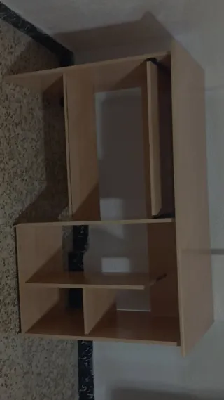 Mesa escritorio madera color beige