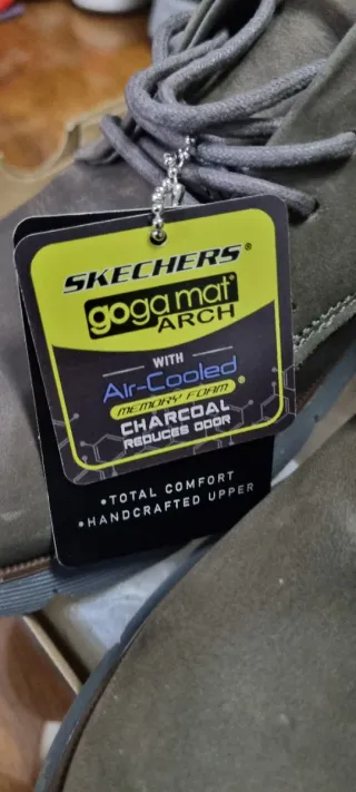 Zapatillas Skechers Talla 41 Hombre Gris   nuevas