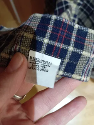 Camisa de cuadros Progression hombre