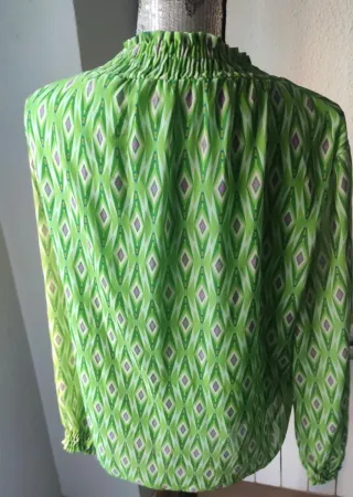 Blusa verde retro New Collection