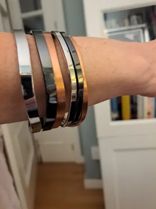 Pulsera Bimba y Lola dorada y plateada