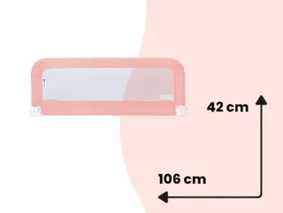 Barrera Cama Portátil Rosa