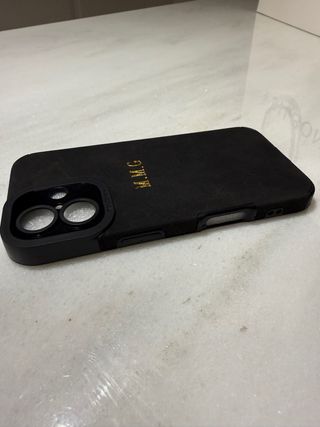 Funda iPhone 16 Piel Negra