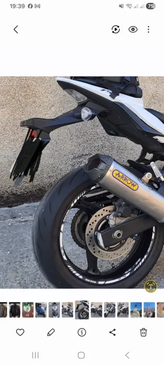 Escape Arrow Suzuki GSR 750  2012