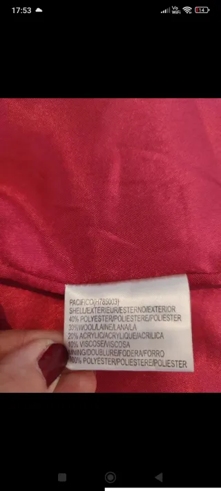 Cappotto vintage Derhy nero/bianco