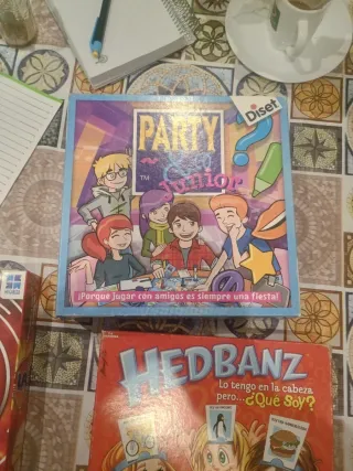 Lote 6 Juegos de Mesa (5 Segundos, Hedbanz, etc.)