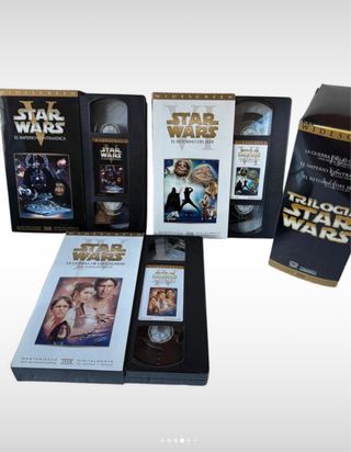 Trilogía Star Wars VHS Widescreen
