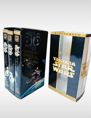 Trilogía Star Wars VHS Widescreen