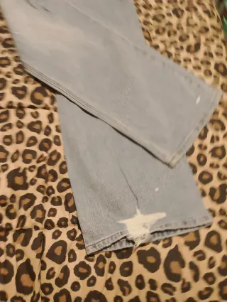 Jeans donna palazzo strappati