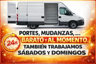 SE REALIZAN PORTES Y MUDANZAS