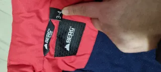 Conjunto esquí niño Berg Talla 3-4