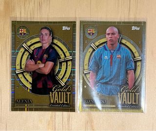 Cartas Fútbol Topps Gold Vault Alexia Ronaldo