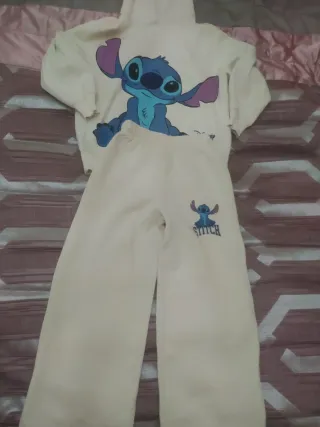 Chándal niña Stitch Disney beige 8/ 9años