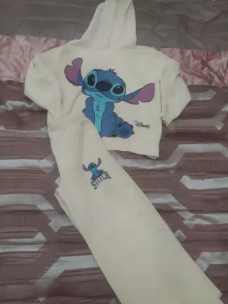 Chándal niña Stitch Disney beige 8/ 9años