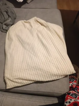 Funda para cabecero de cama beige