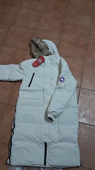 Abrigo Canada Goose Blanco Imitacion