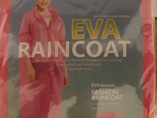 Chubasquero EVA rosa, talla única